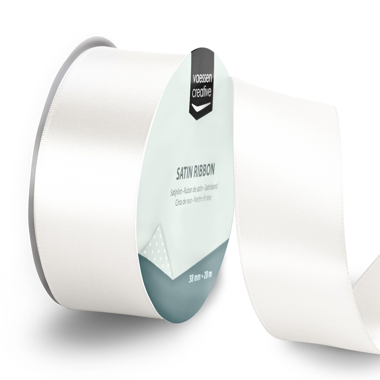 Vaessen Creative • Nastro di Raso 20mx38mm Bianco