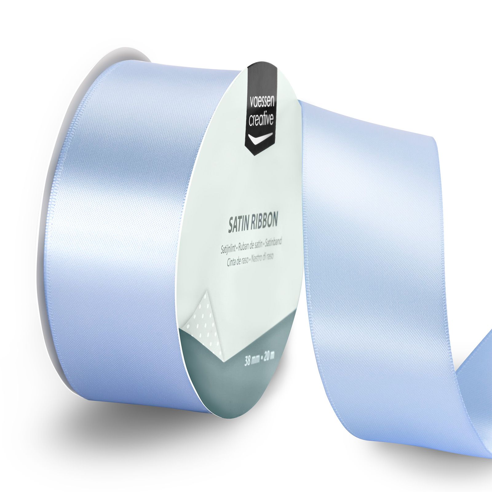 Vaessen Creative • Nastro di Raso 20mx38mm Azzurro Chiaro