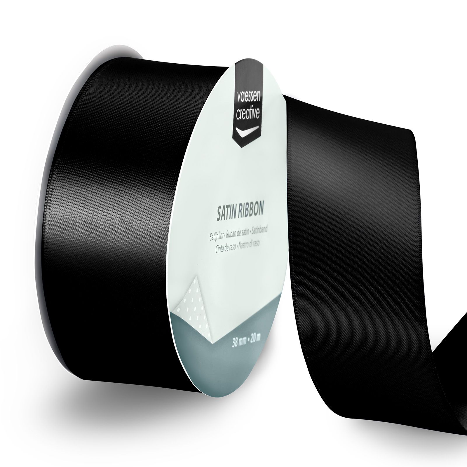 Vaessen Creative • Nastro di Raso 20mx38mm Nero