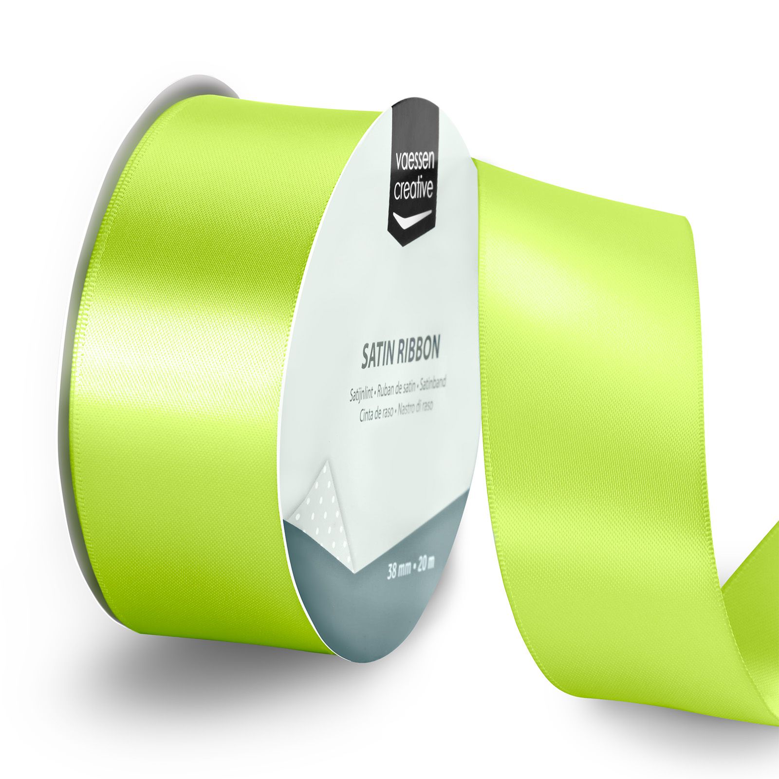 Vaessen Creative • Nastro di Raso 20mx38mm Verde Mela