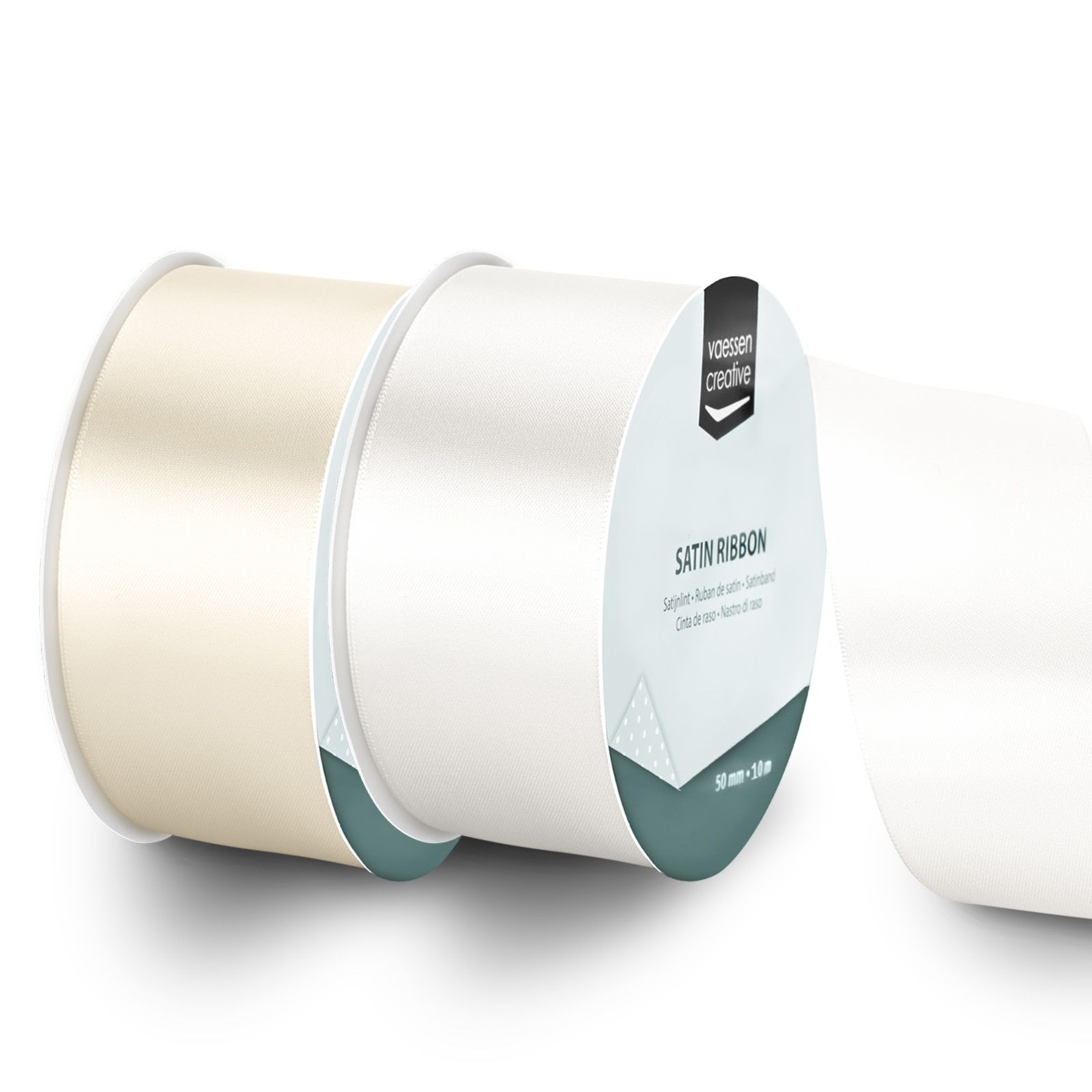 Vaessen Creative • Satijnlint Bruiloft 10mx50mm 2st.
