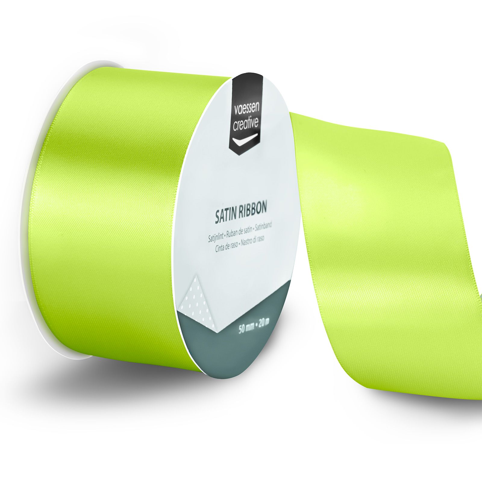 Vaessen Creative • Nastro di Raso 20mx50mm Verde Mela