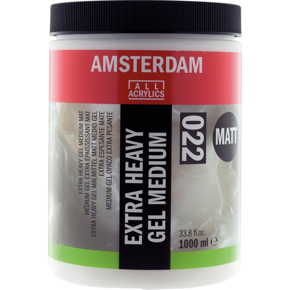 Amsterdam • Extra Heavy Gel Medium Mat 022 Pot 1000ml