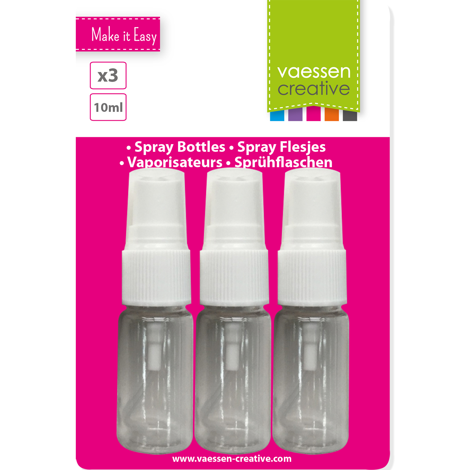 Vaessen Creative • Spray Bottles 10ml 3pcs