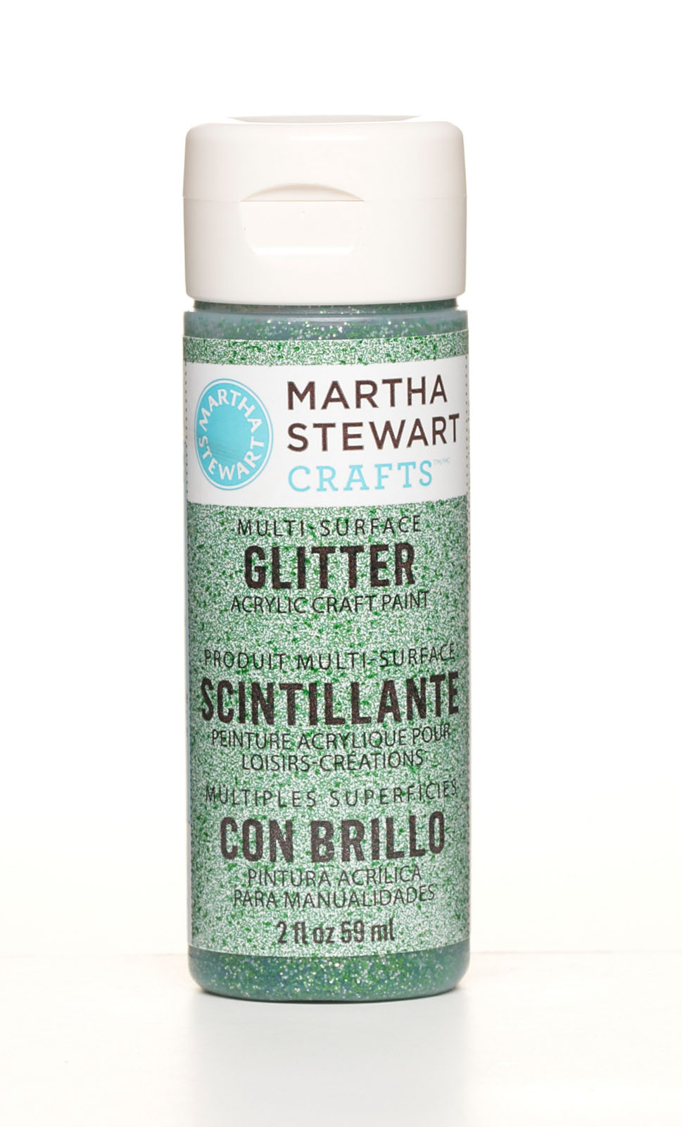Martha Stewart • Paint 59ml glitter Verdelite