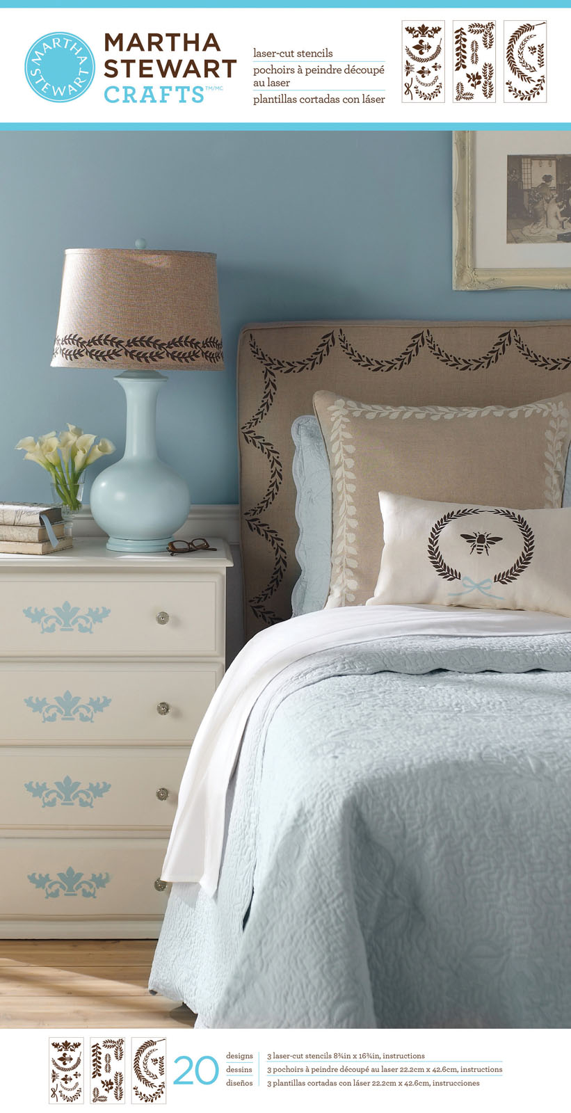 Martha Stewart • Stencil Large Classical Accents