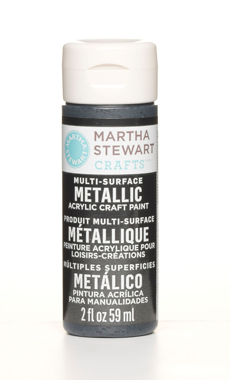 Martha Stewart • Paint 59ml metallic Black Nickel