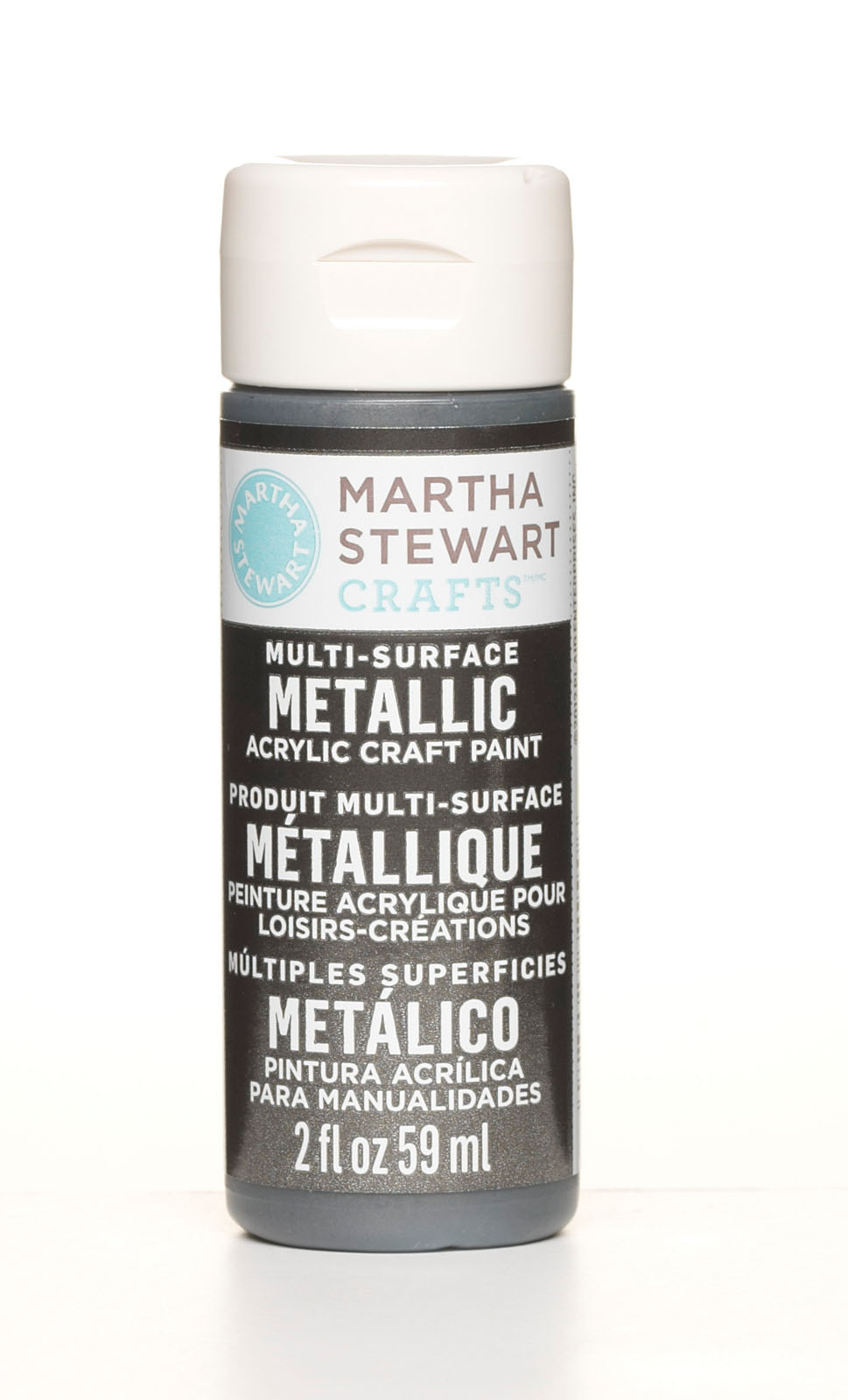 Martha Stewart • Paint 59ml metallic Gunmetal