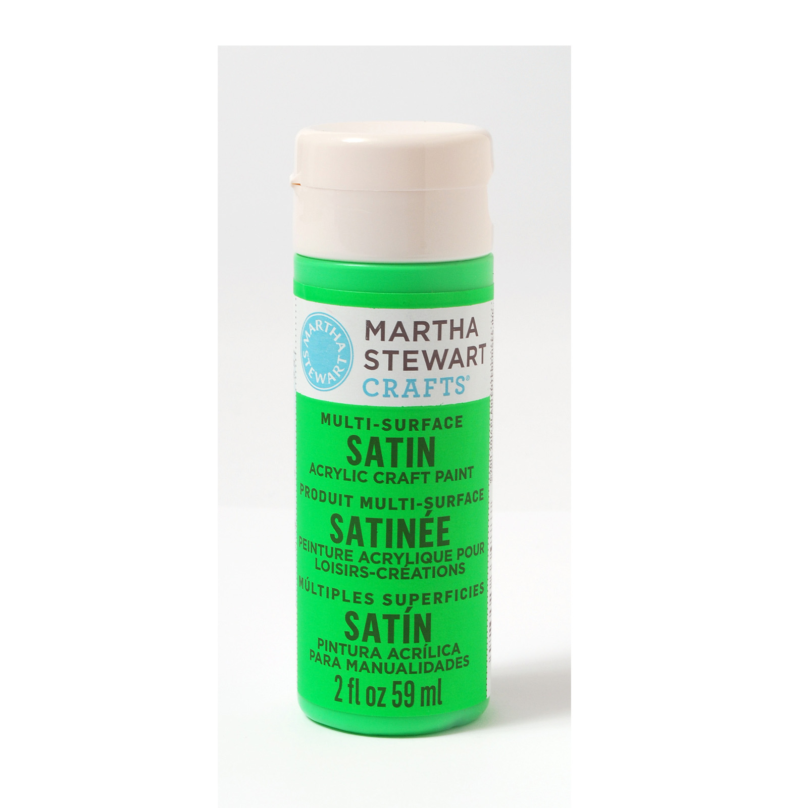 Martha Stewart • Multi surface paint satin 59ml Snow pea