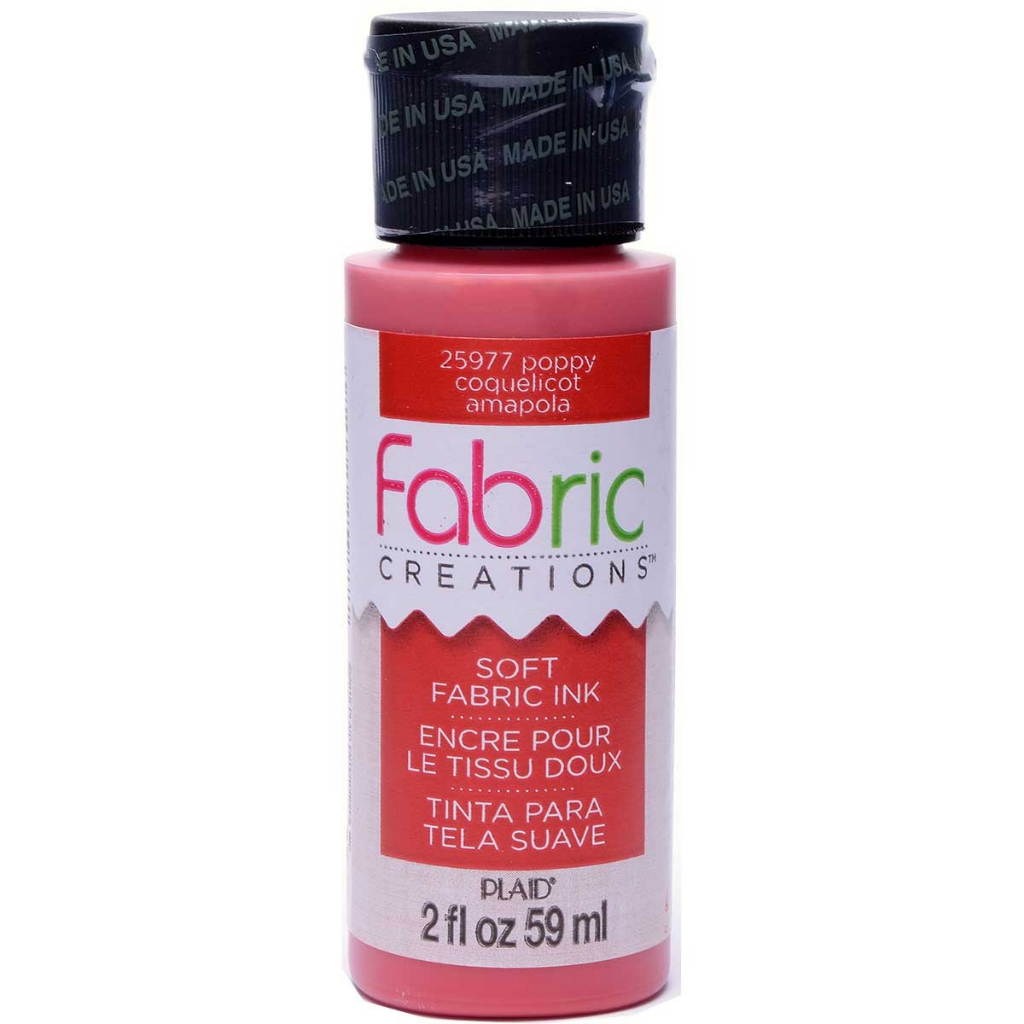 Fabric Creations • Soft fabric ink 59ml Poppy