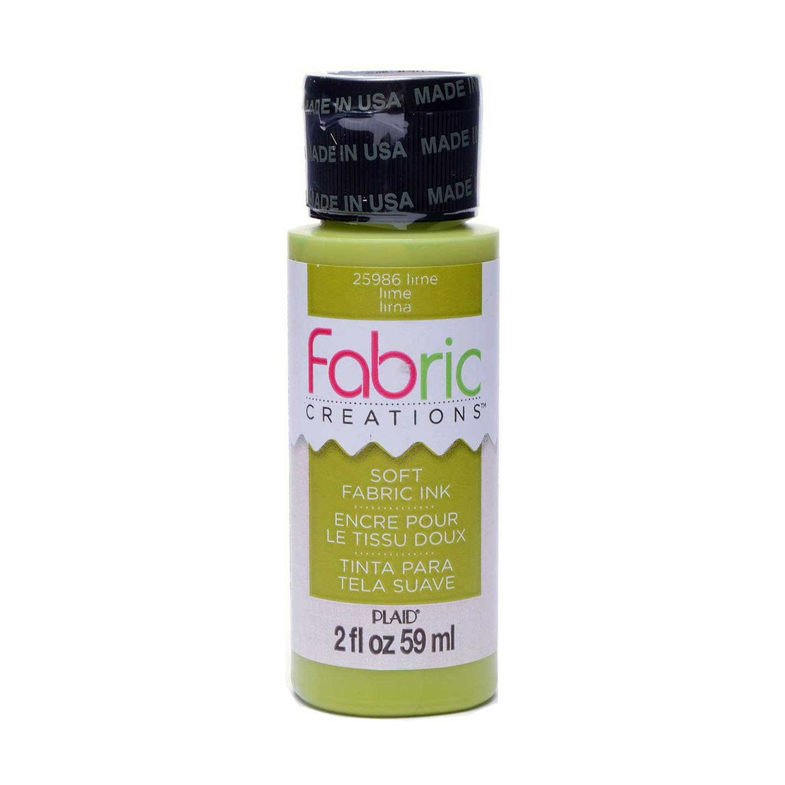 Fabric Creations • Soft fabric ink 59ml Lime
