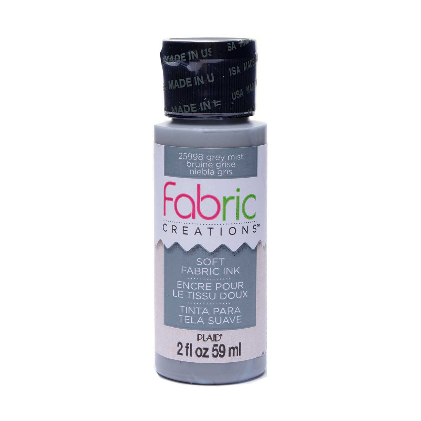 Fabric Creations • Soft fabric inkt 59ml Grey mist