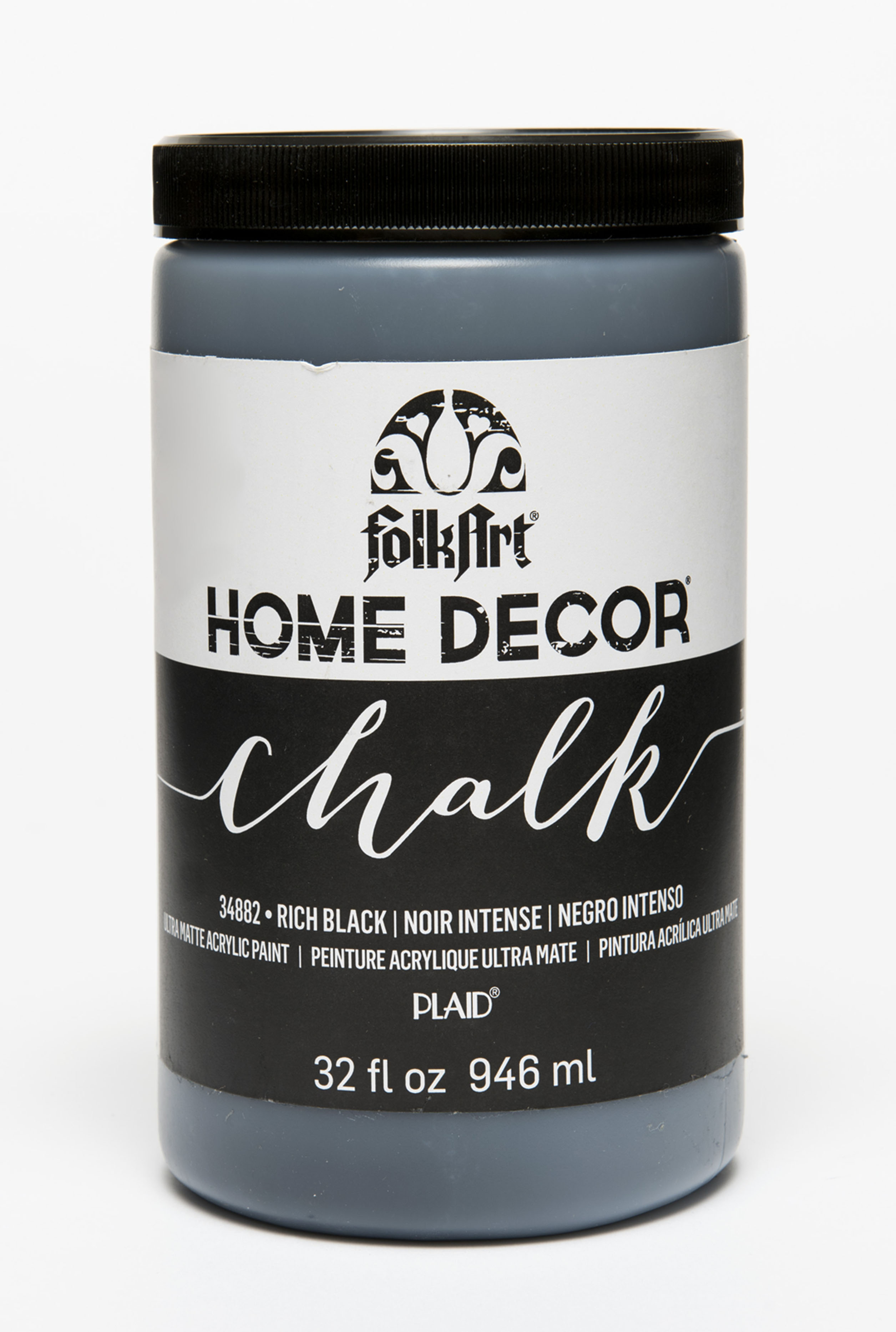 FolkArt • Home Decor chalk Rich black 946ml