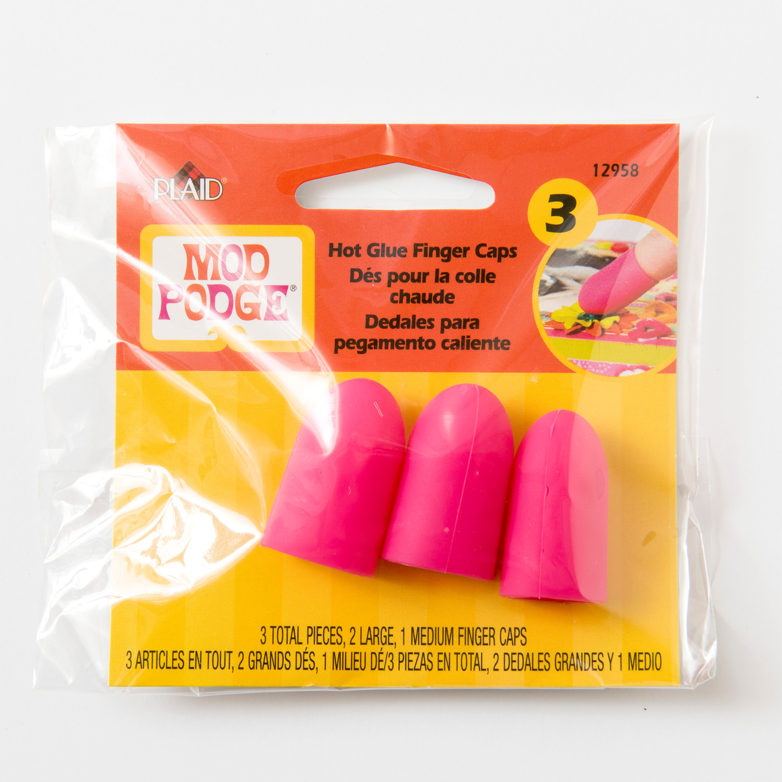 Mod Podge • Hot Glue Finger Caps 3pieces