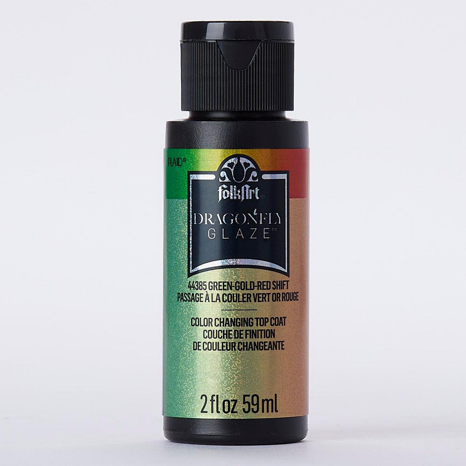 FolkArt • Dragonfly Glaze Green-Gold-Red Shift 59ml