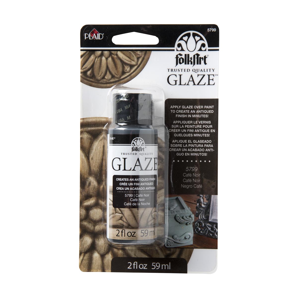 Folkart • Glaze Cafe Noir 59ml