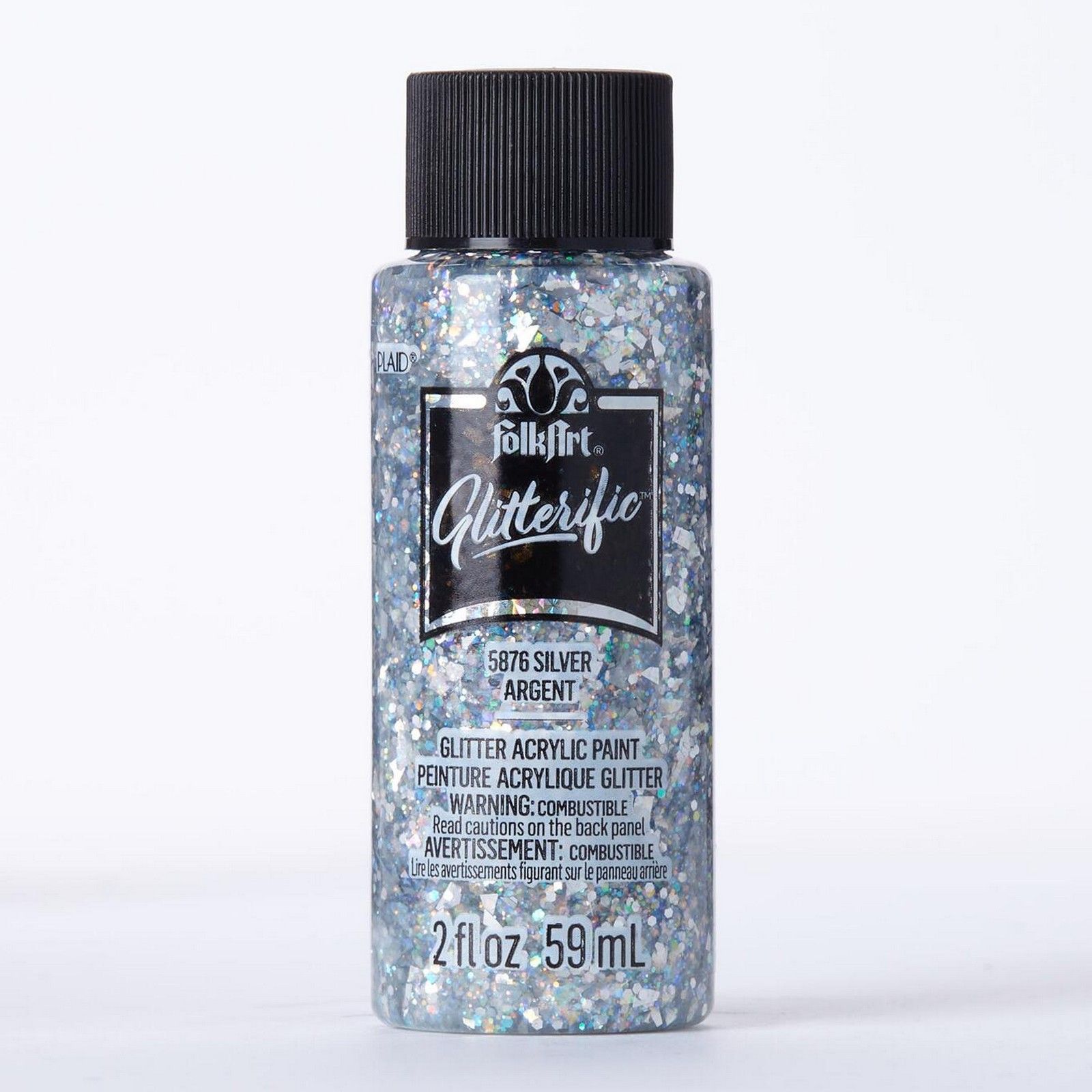 FolkArt • Glitterific Colors Silver 59ml