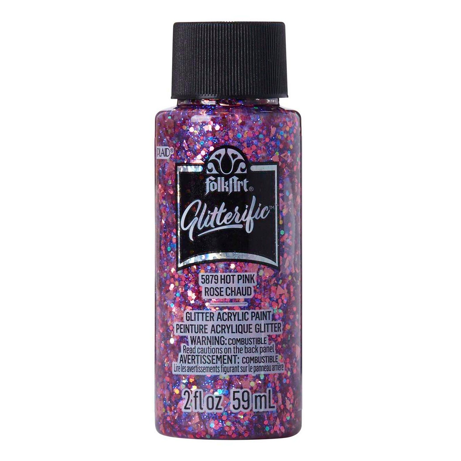 FolkArt • Glitterific Colors Hot Pink 59ml