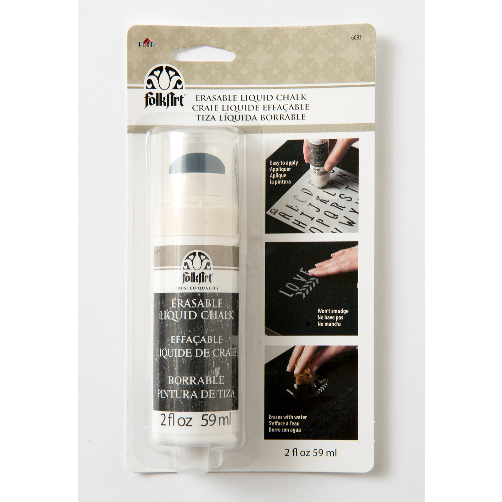FolkArt • Erasable liquid chalk white 59ml