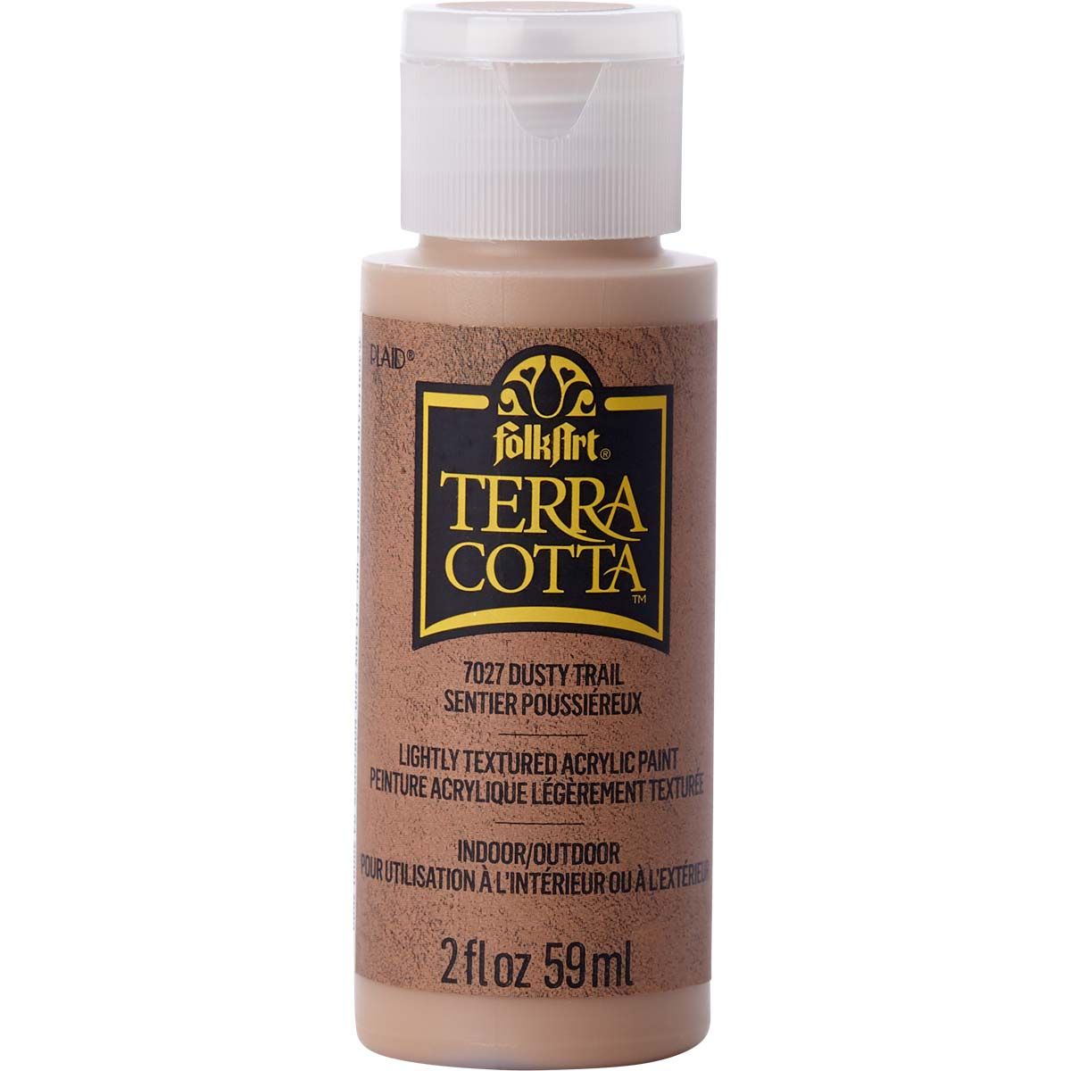 Folkart • Terra cotta textured acrylic paint 59ml Dusty trail