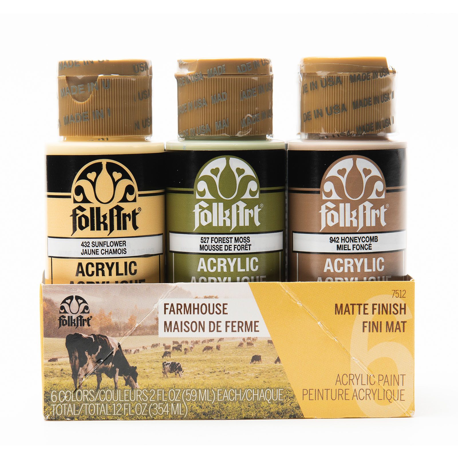 FolkArt • verf set acrylic 6 colors Farmhouse