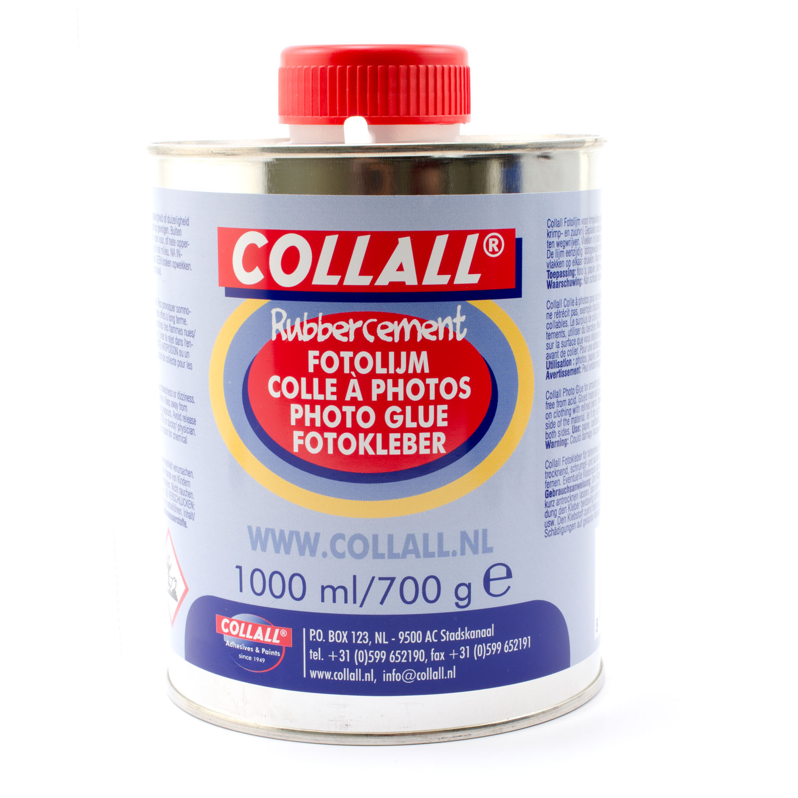 Collall • Photo glue can with brush 1000ml