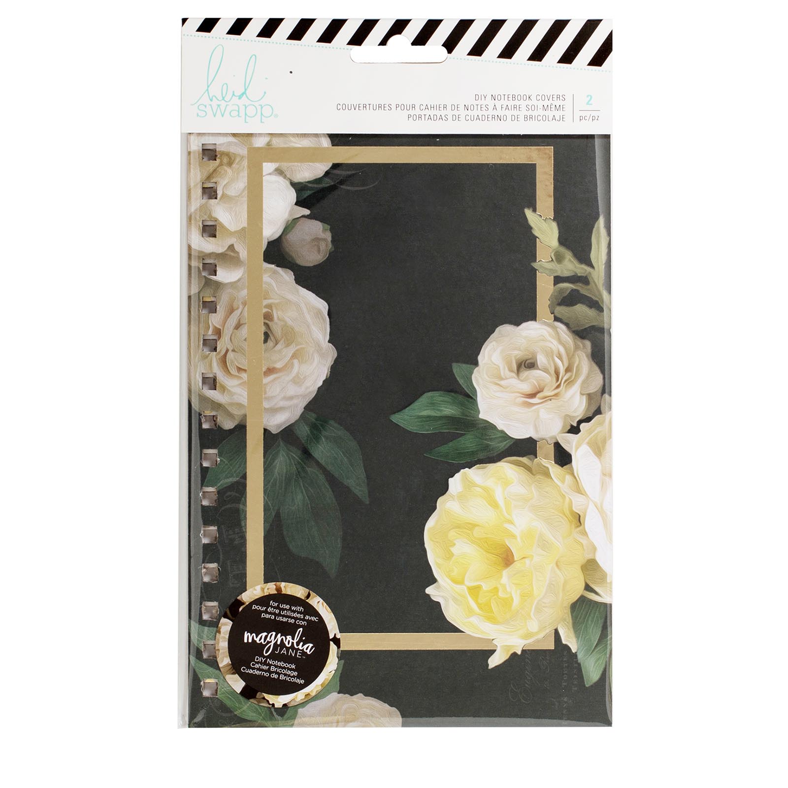 Heidi Swapp • Magnolia jane notebook cover floral 2pcs