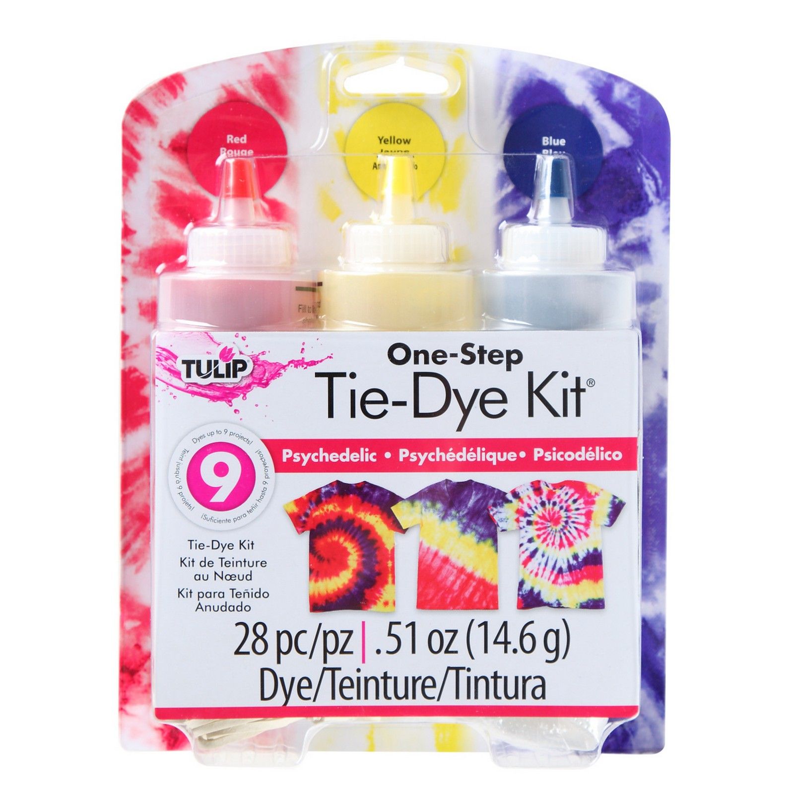 Tulip • Tie-dye Kit 3 Kleuren Psychedelic