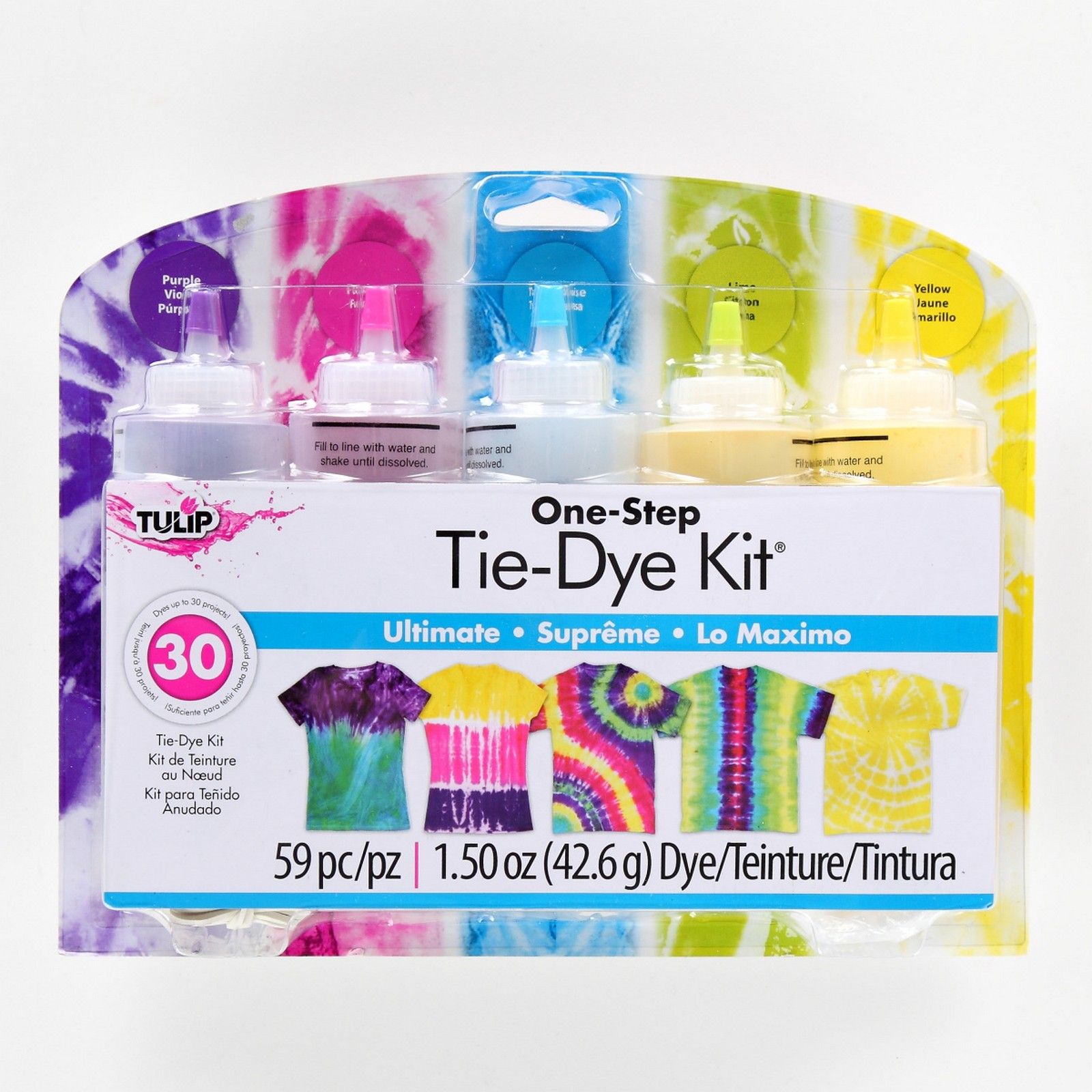 Tulip one-step tie dye • Ultimate 5 color tie dye kit