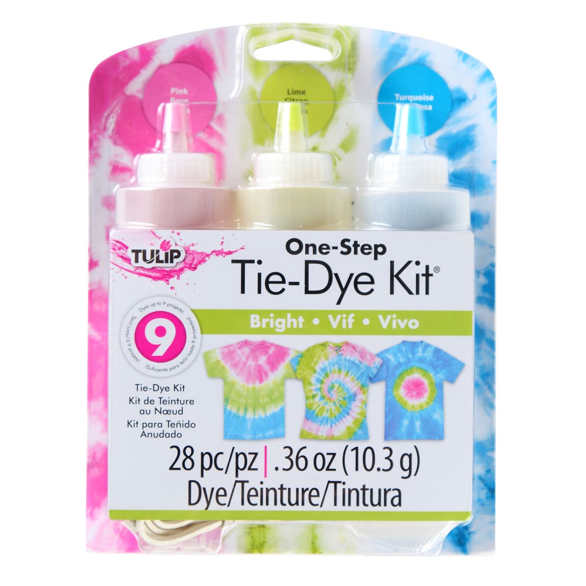 Tulip • Tie-dye Kit 3 Kleuren Brights