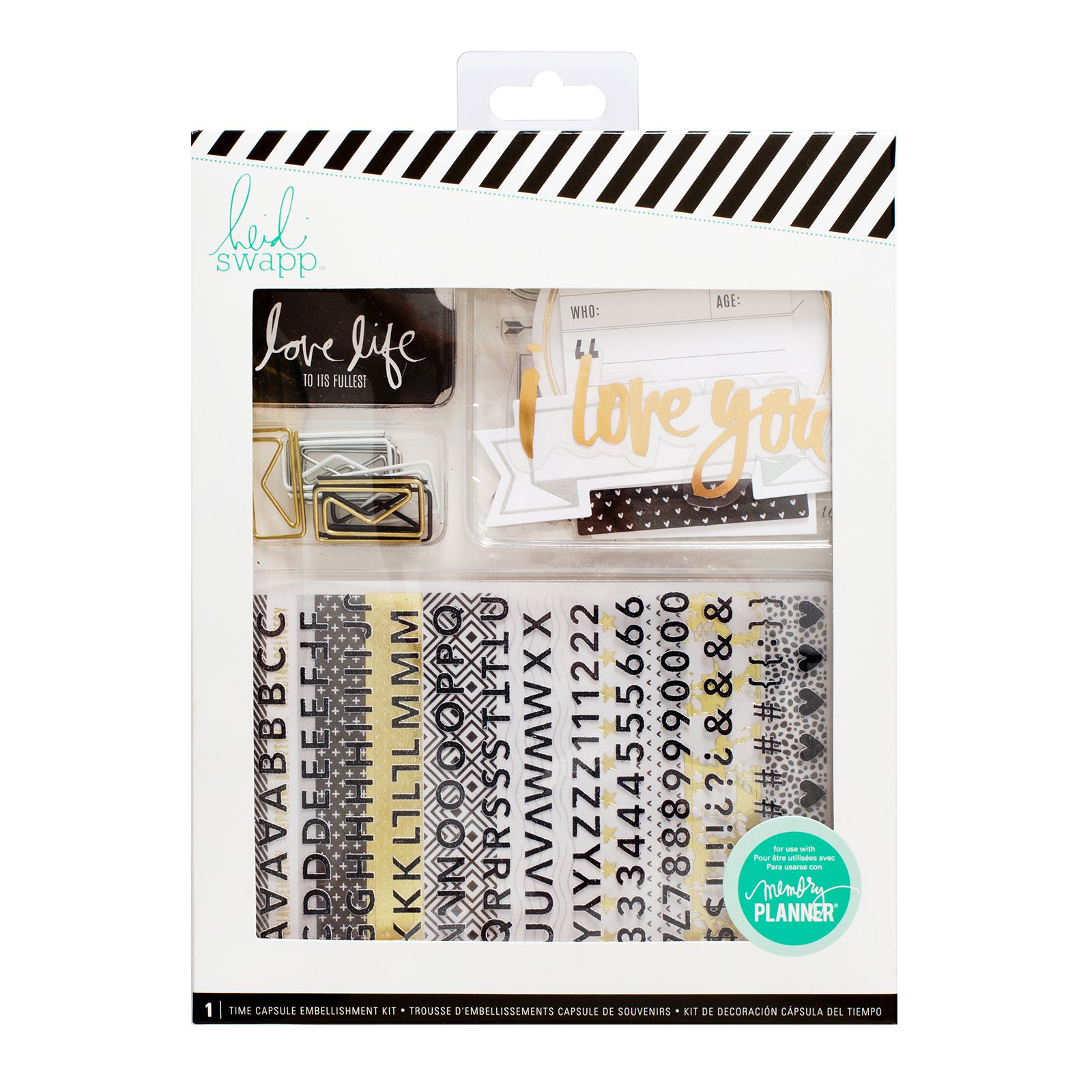 Heidi Swapp • Time capsule embellishment kit 