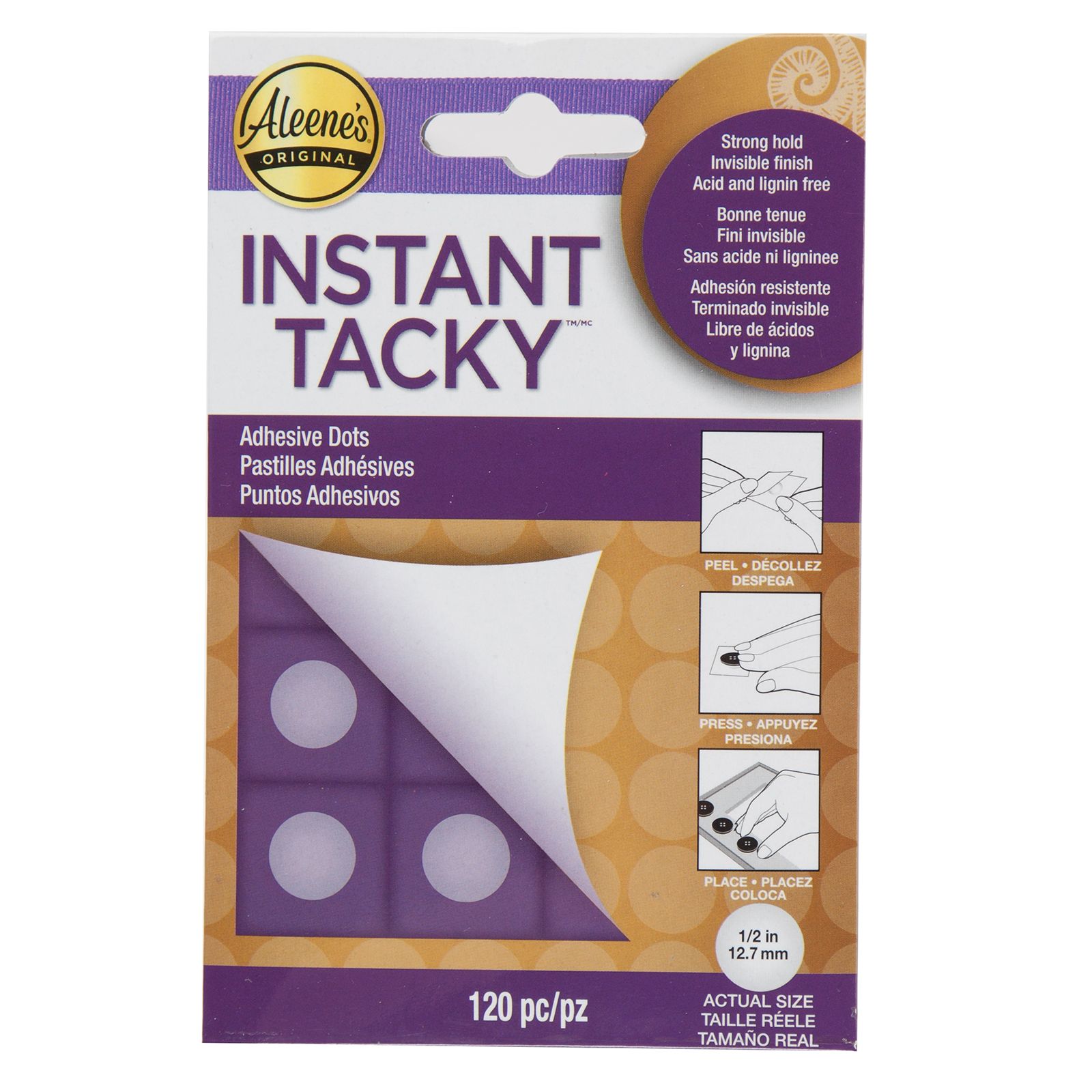 Aleene's • Instant tacky glue dots 12,7mm 120pcs
