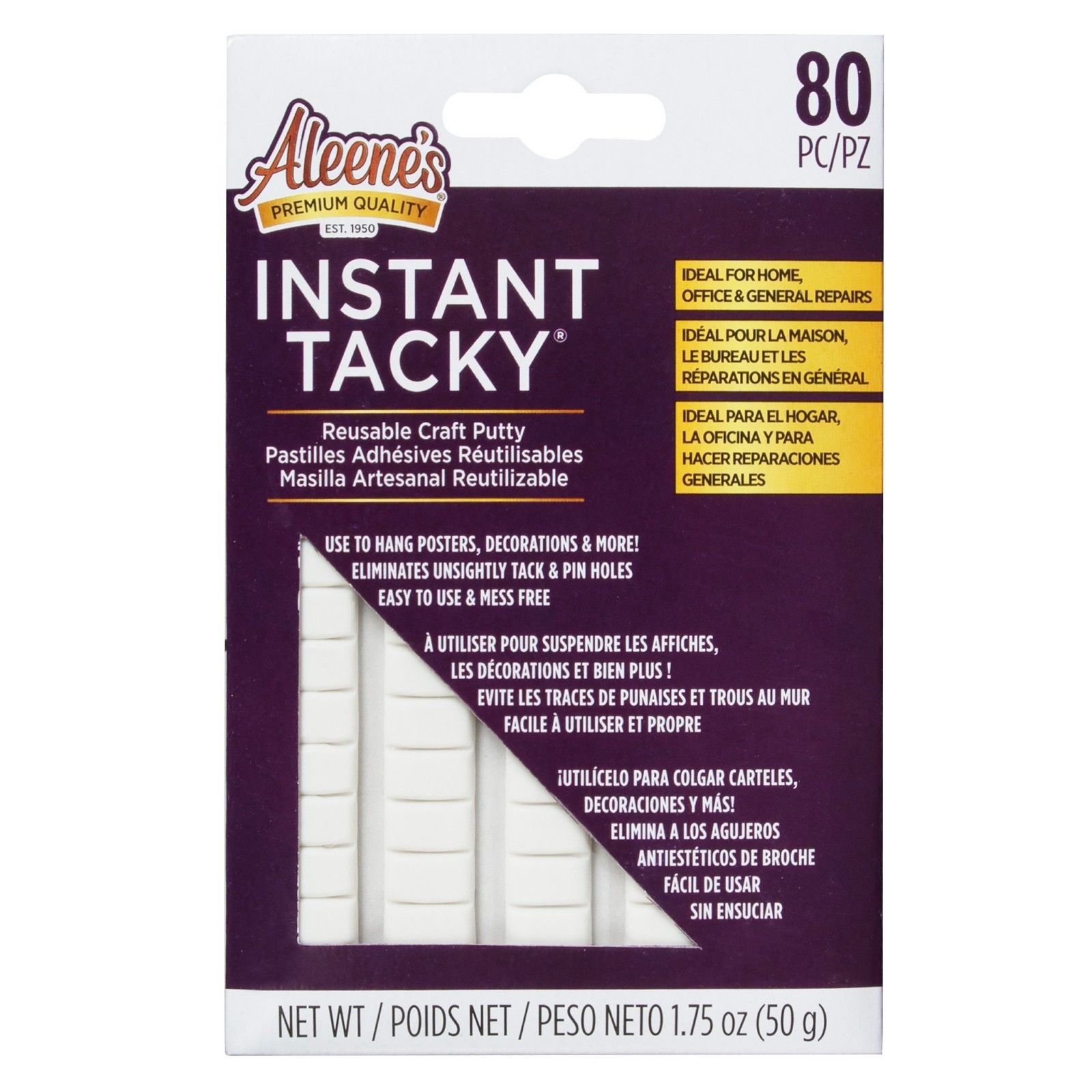 Aleene's • Instant tacky glue reusable craft putty 80pcs