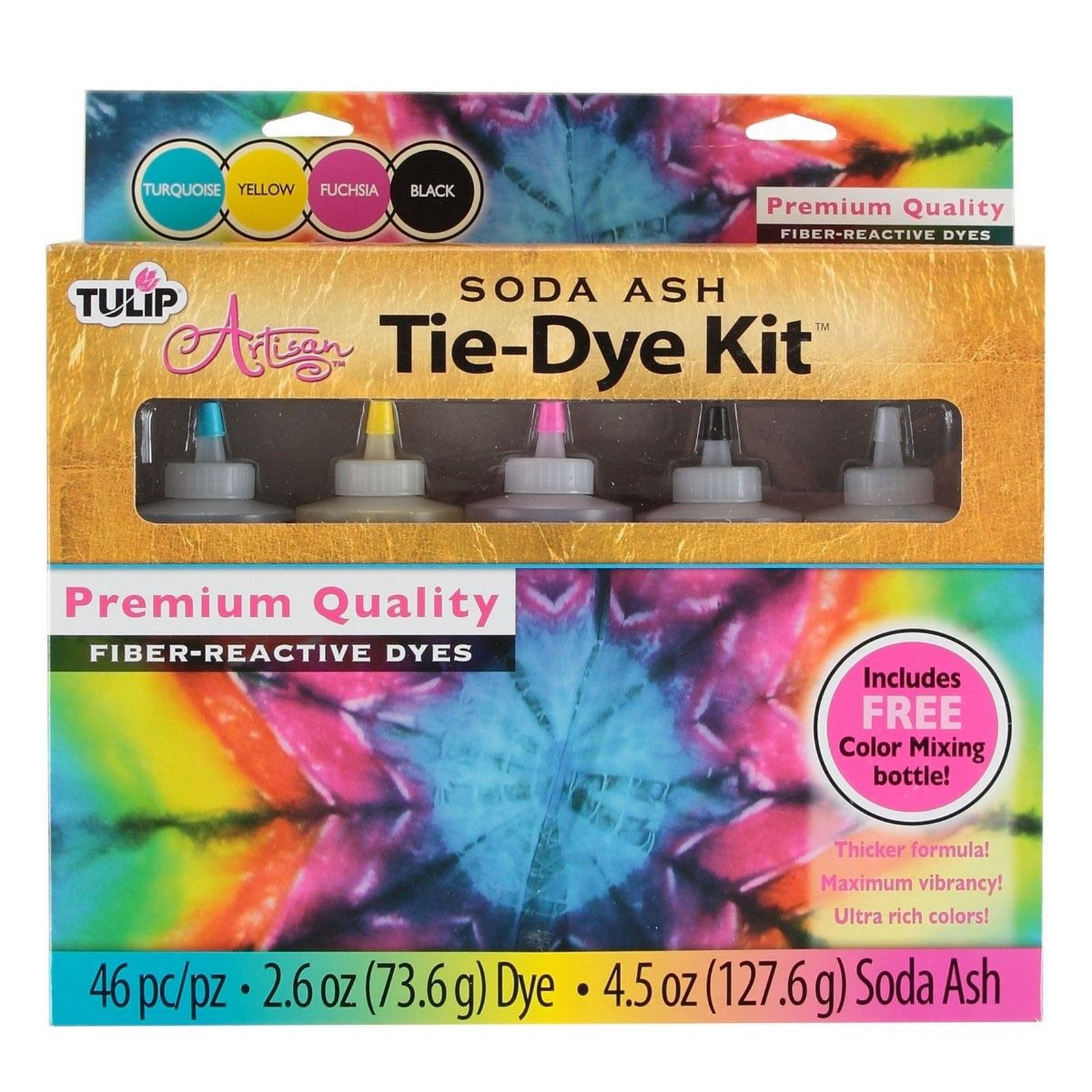 Tulip one-step tie dye • Artisan soda ash tie dye kit