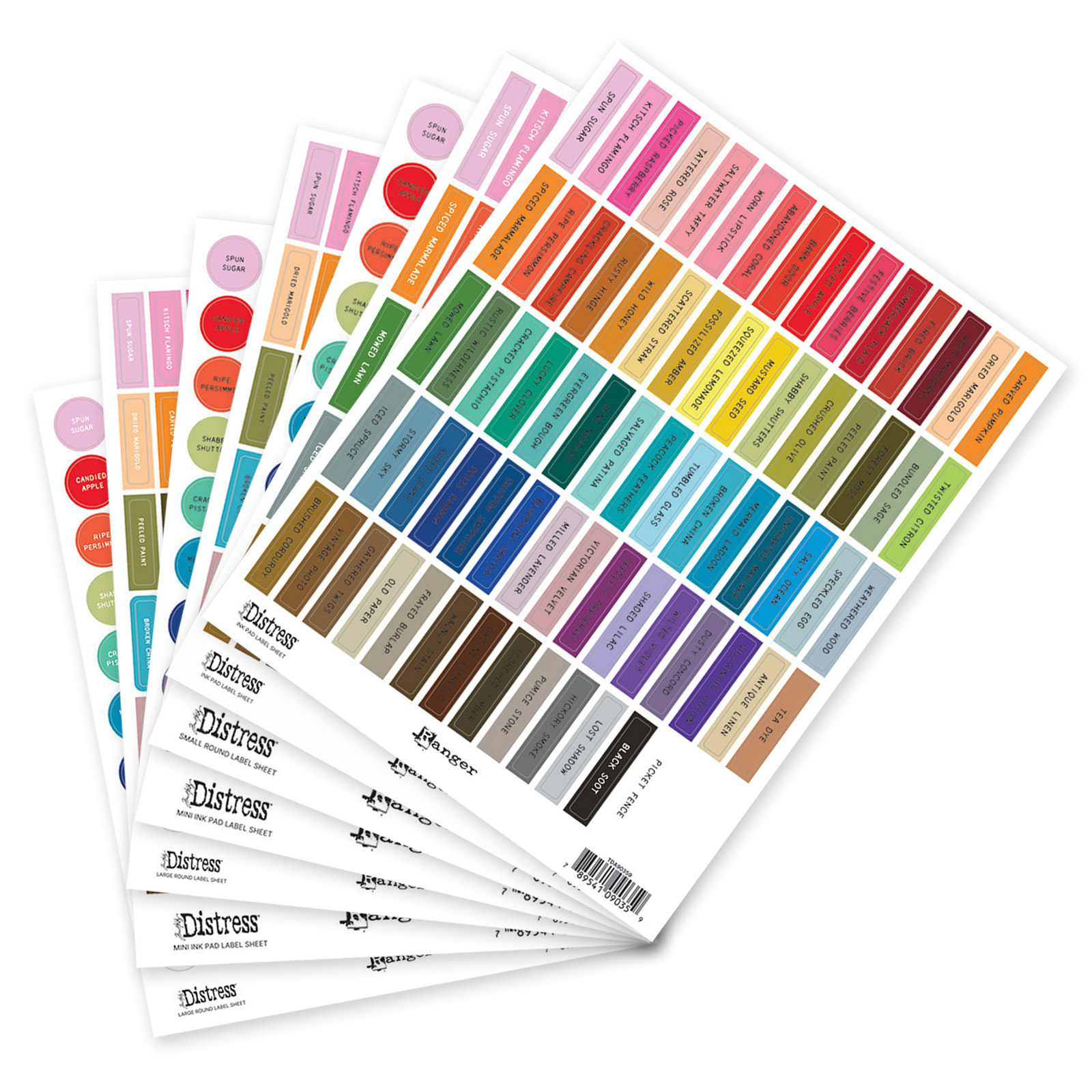 Ranger • Tim Holtz Distress Ink Label Sheets