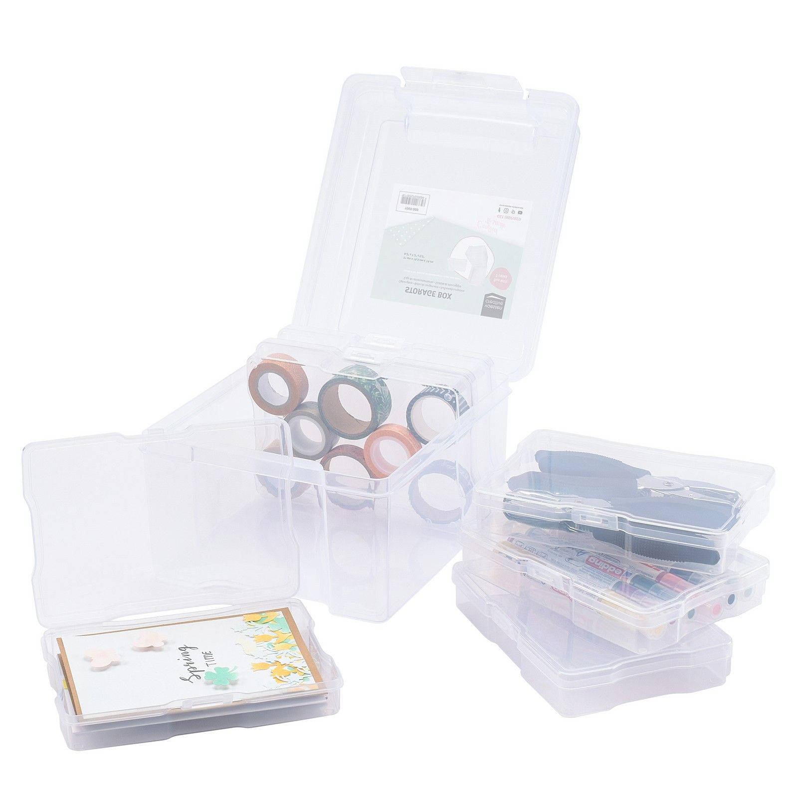 Vaessen Creative • Storage Box with 6 Cases
