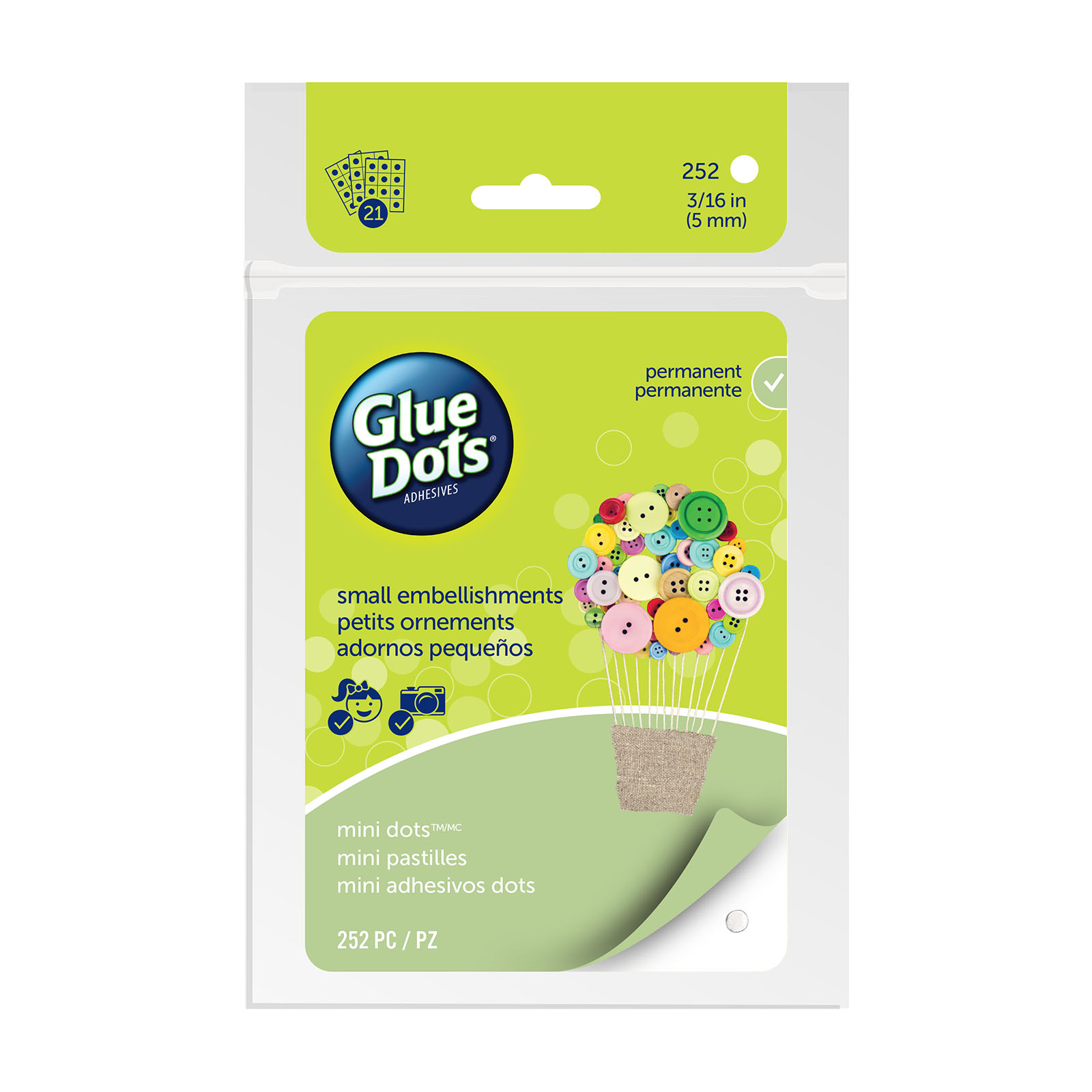 Glue Dots • Mini Dots Sheets 5mm