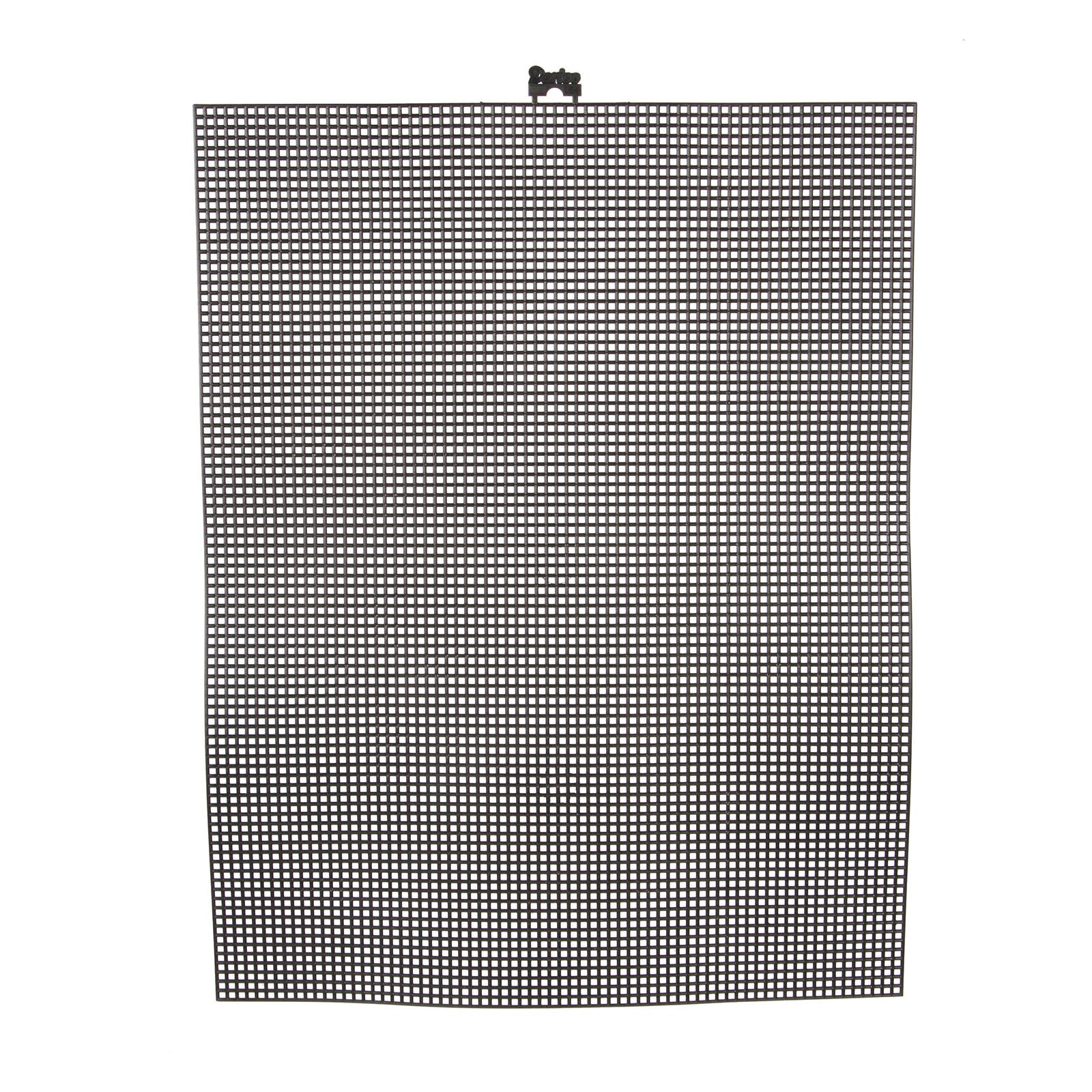 Darice • Plastic Grid 26x34cm Delft Black Mesh: 7