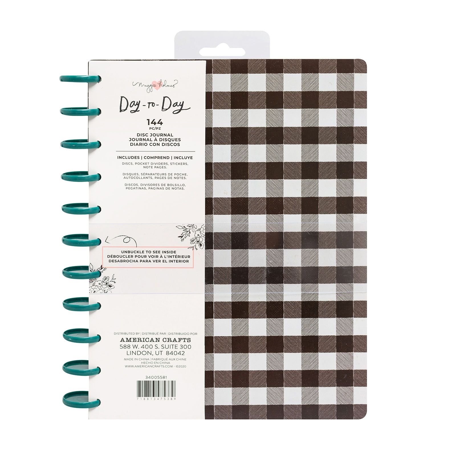 Crate Paper • Day-to-Day disc planner Checkerboard