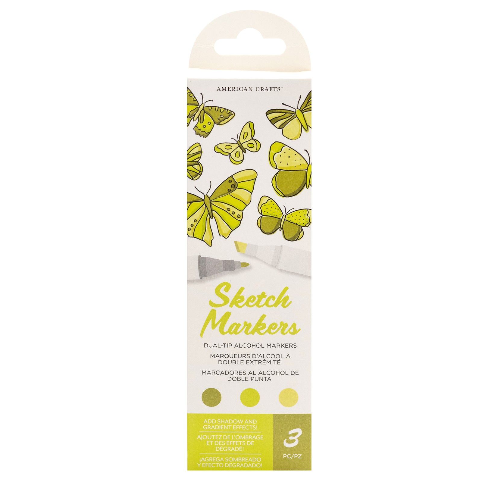 American Crafts • Sketch markers dual tip Key lime