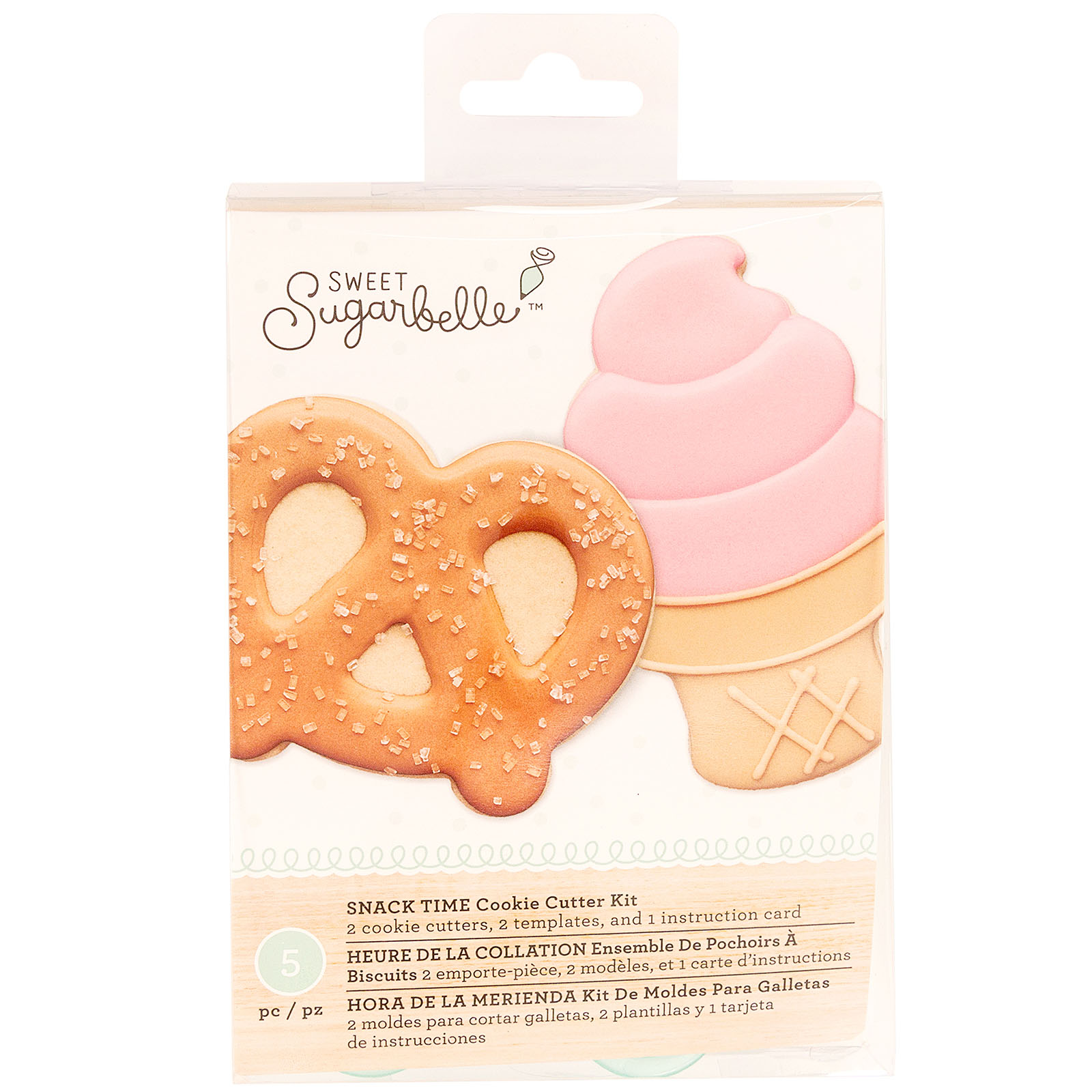 American Crafts • Sweet sugarbelle cookie cutter specialty x5 Snack time