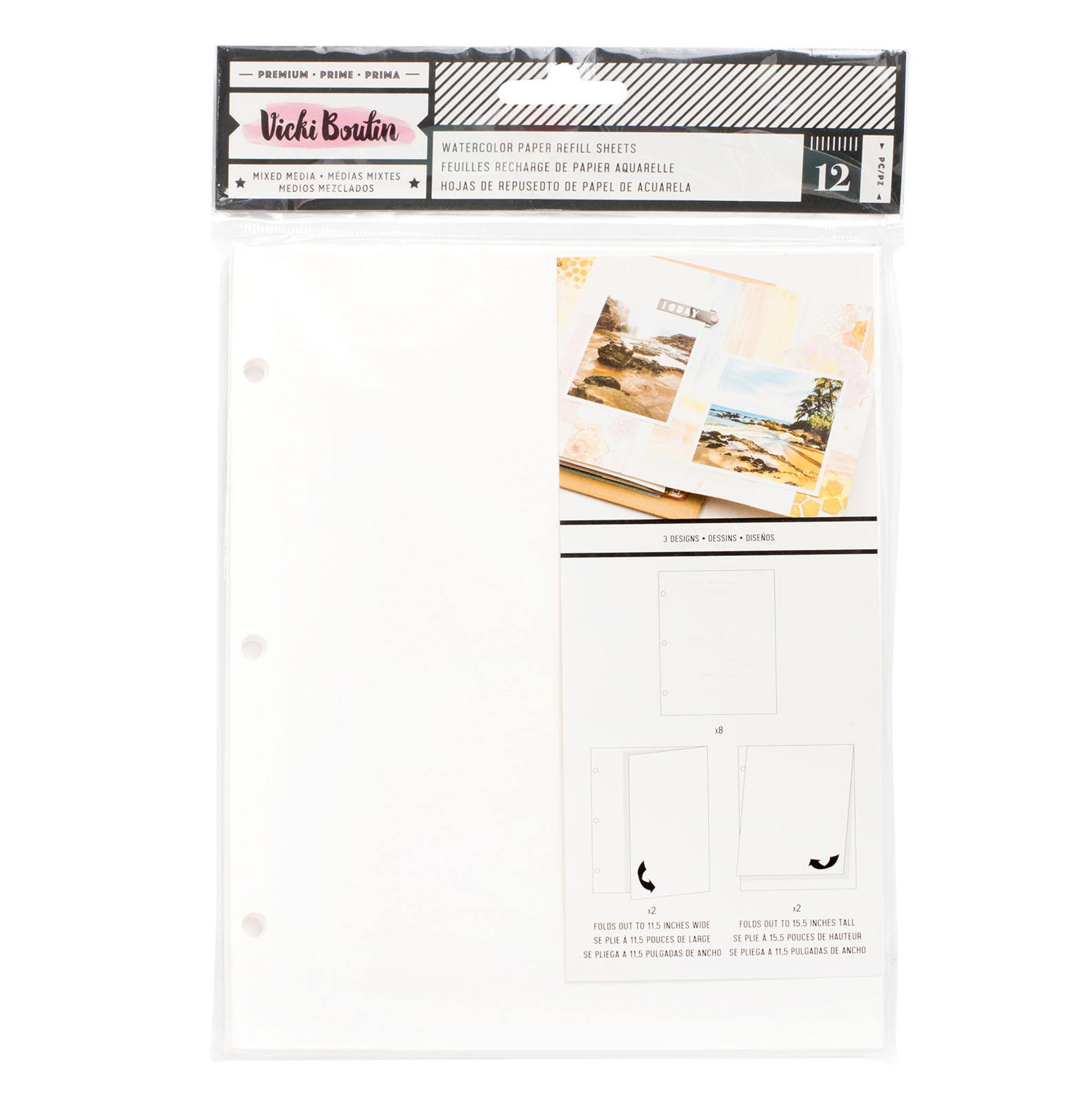 Vicki Boutin • Aquarel refill papers 12pcs