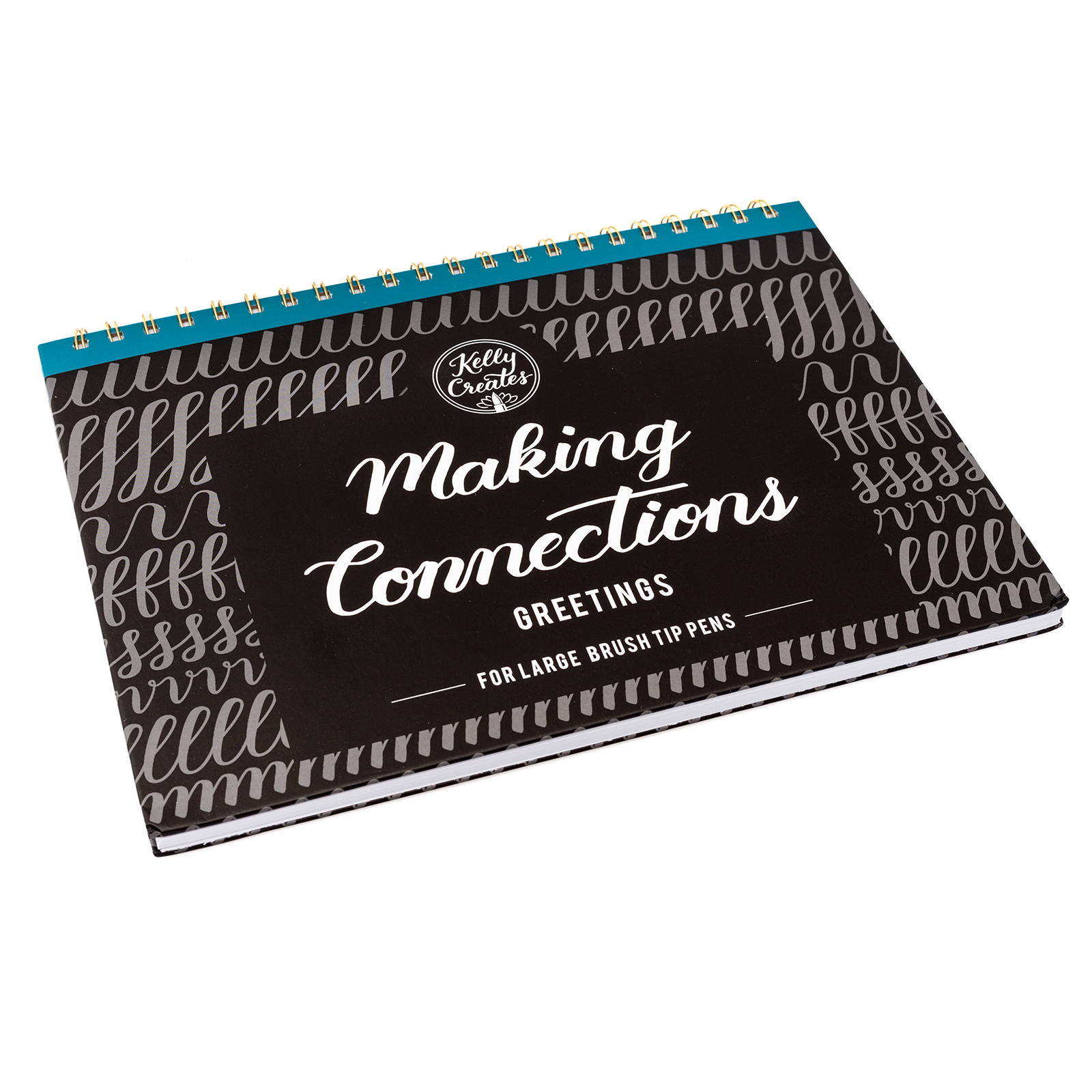 Kelly Creates • Large brush connections workbook greetings