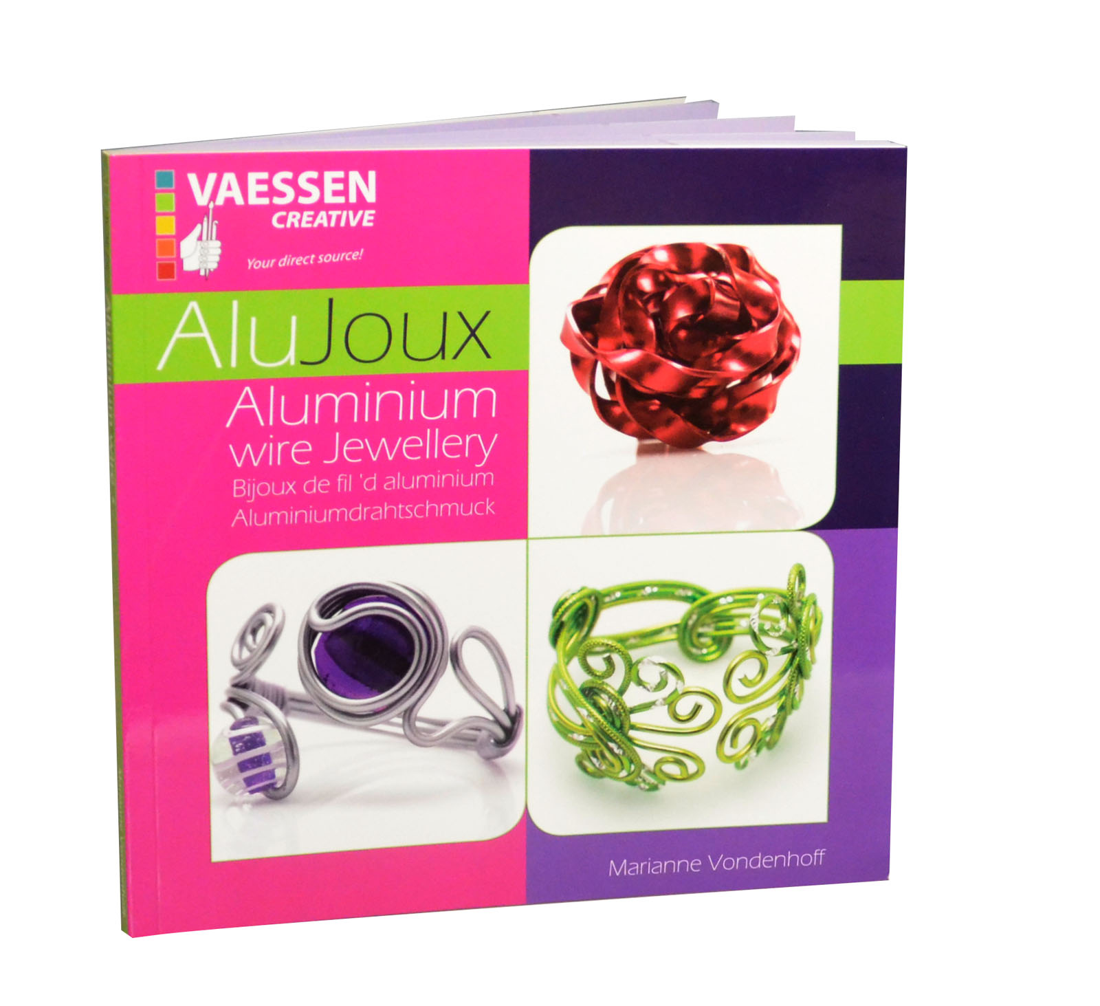 Vaessen Creative • Book aluminium wire jewellery