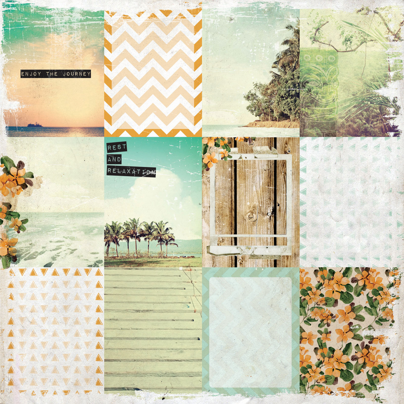 Kaisercraft • Paradiso Double-Sided 30,5X30,5Cm Getaway