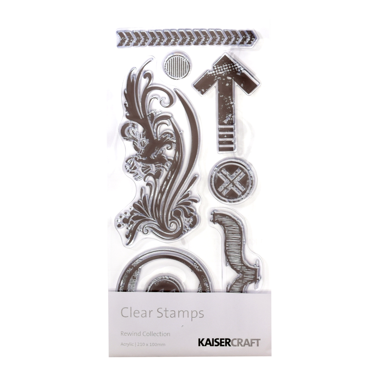 Kaisercraft • Clear Stamp 21x10cm Rewind