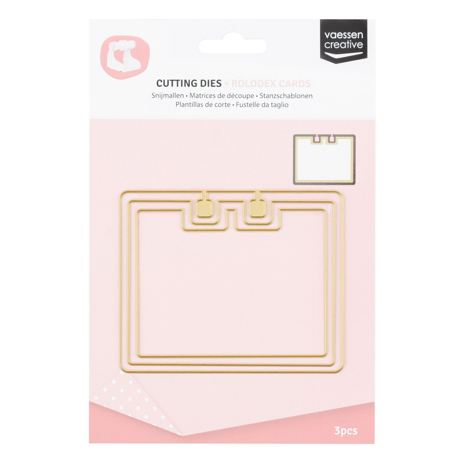 Vaessen Creative • Cutting Dies Rolodex no.1 Rounded Rectangle