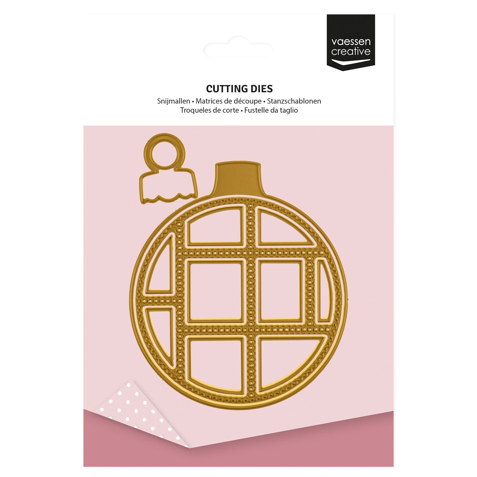 Vaessen Creative • Matrices de Découpe Boule de Noël 12pcs