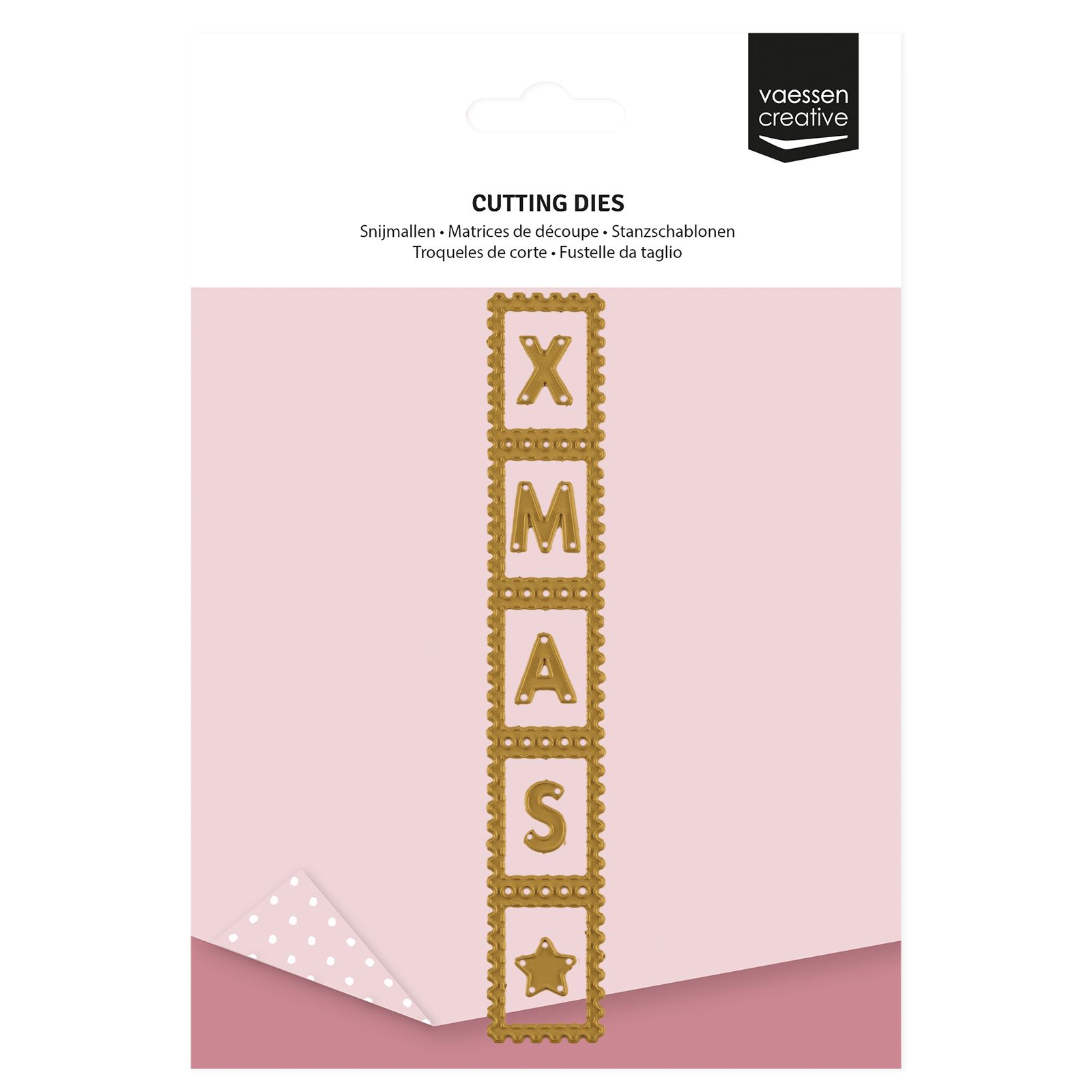 Vaessen Creative • Matrices de Découpe Bande de Timbres 6pcs