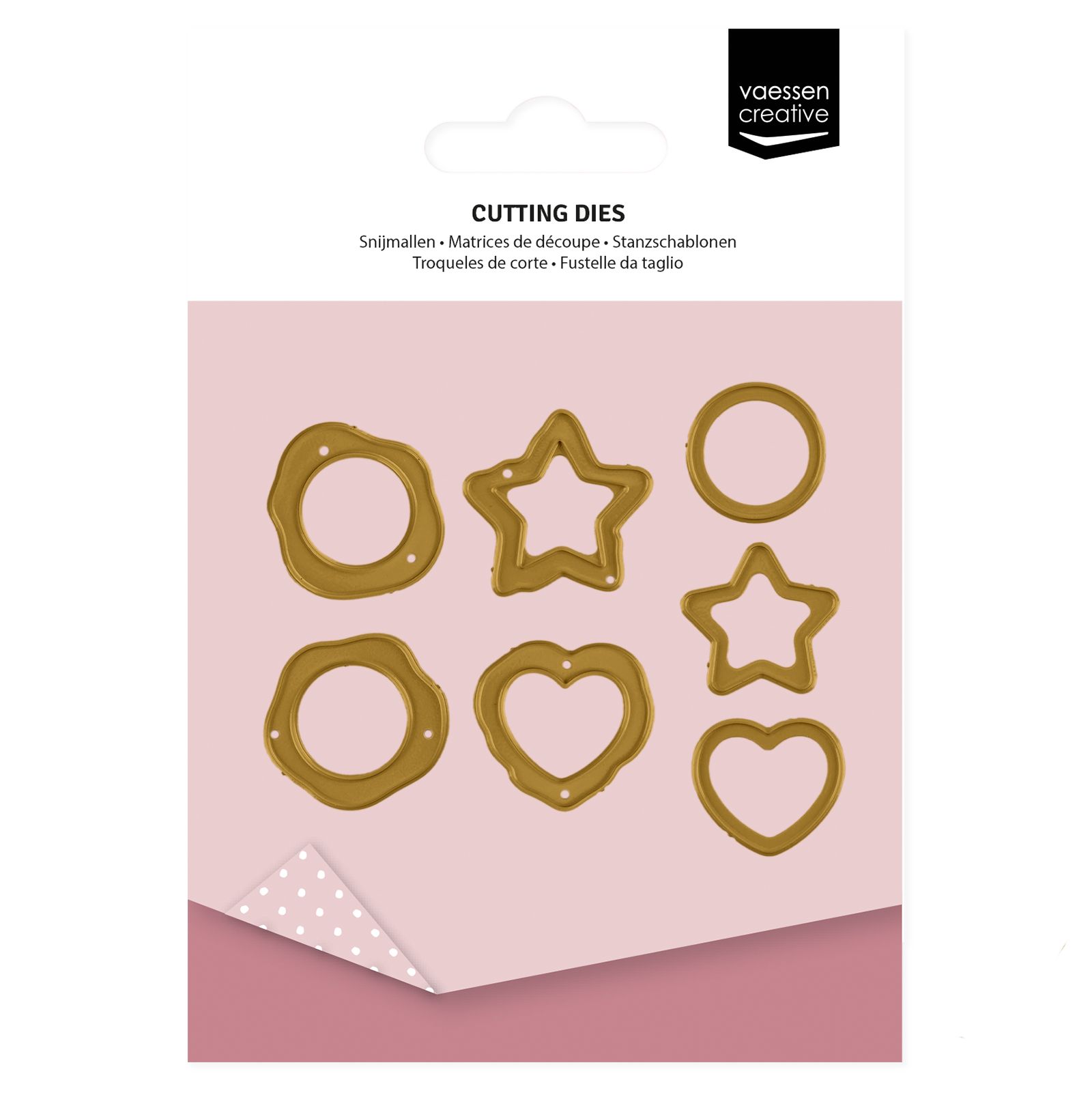 Vaessen Creative • Matrices de Découpe Timbres en Papier 7pcs